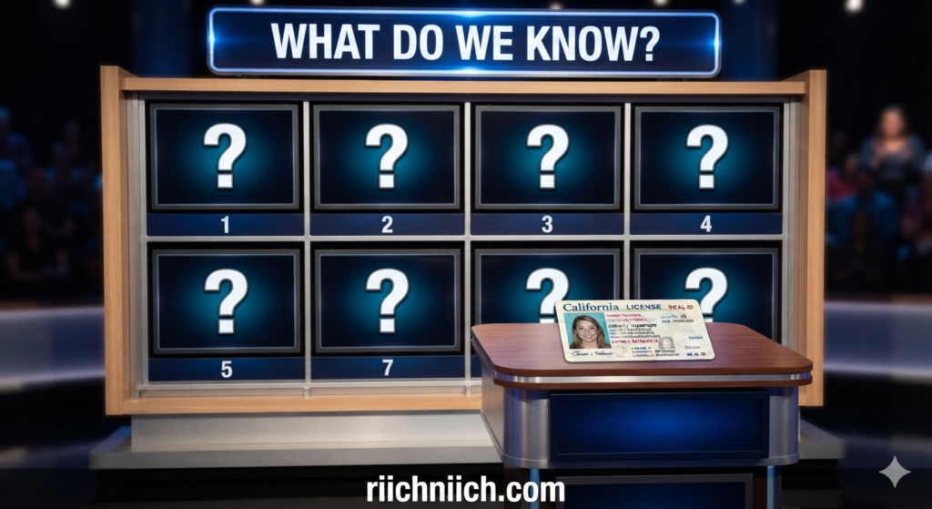 153 million driver's license data breach: Game-Show Board