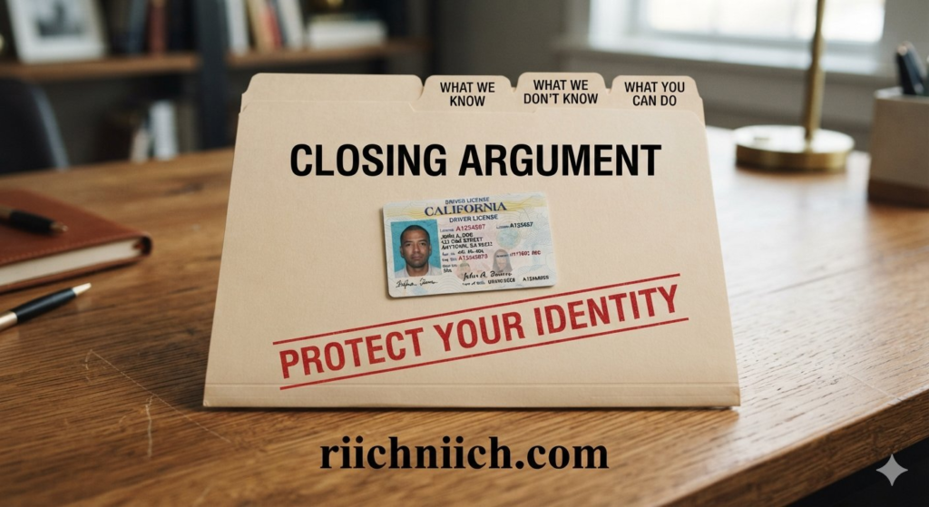 153 million driver's license data breach: Closing Argument