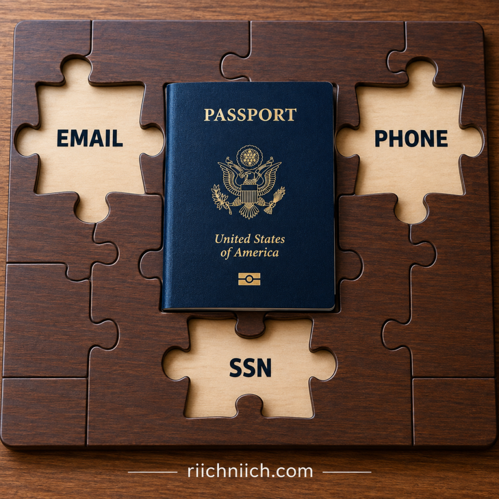 how to protect your passport from identity theft: Passport Identity Puzzle