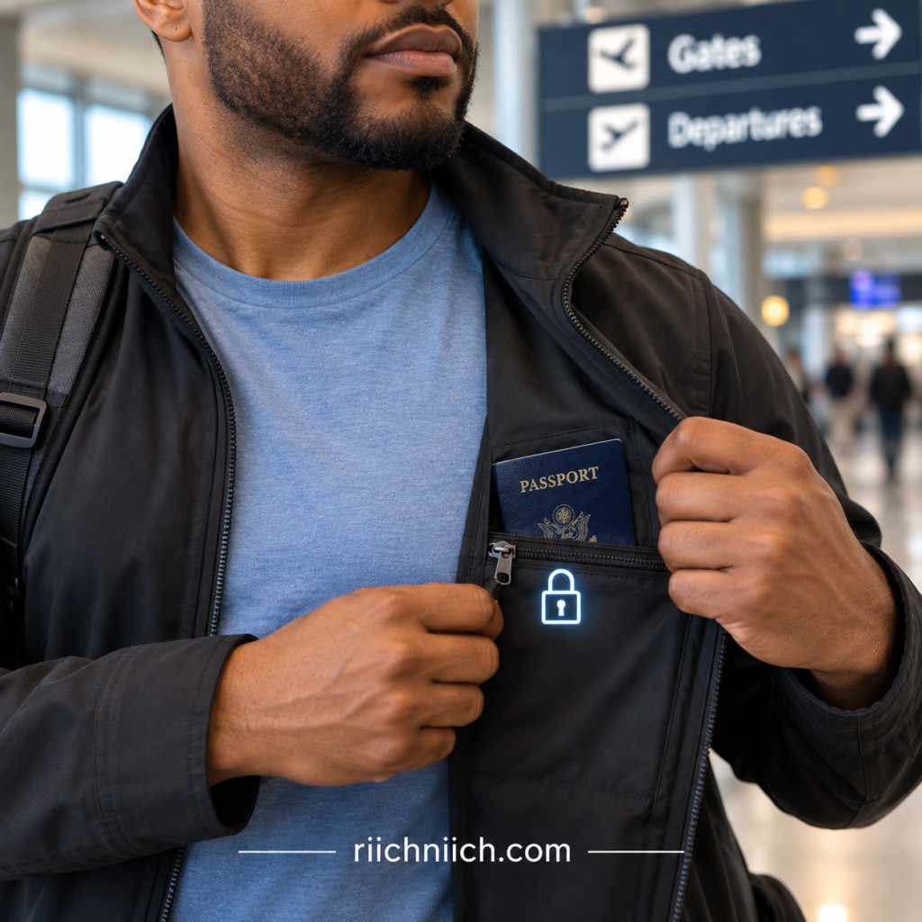 how to protect your passport from identity theft: Secure Passport at the Airport