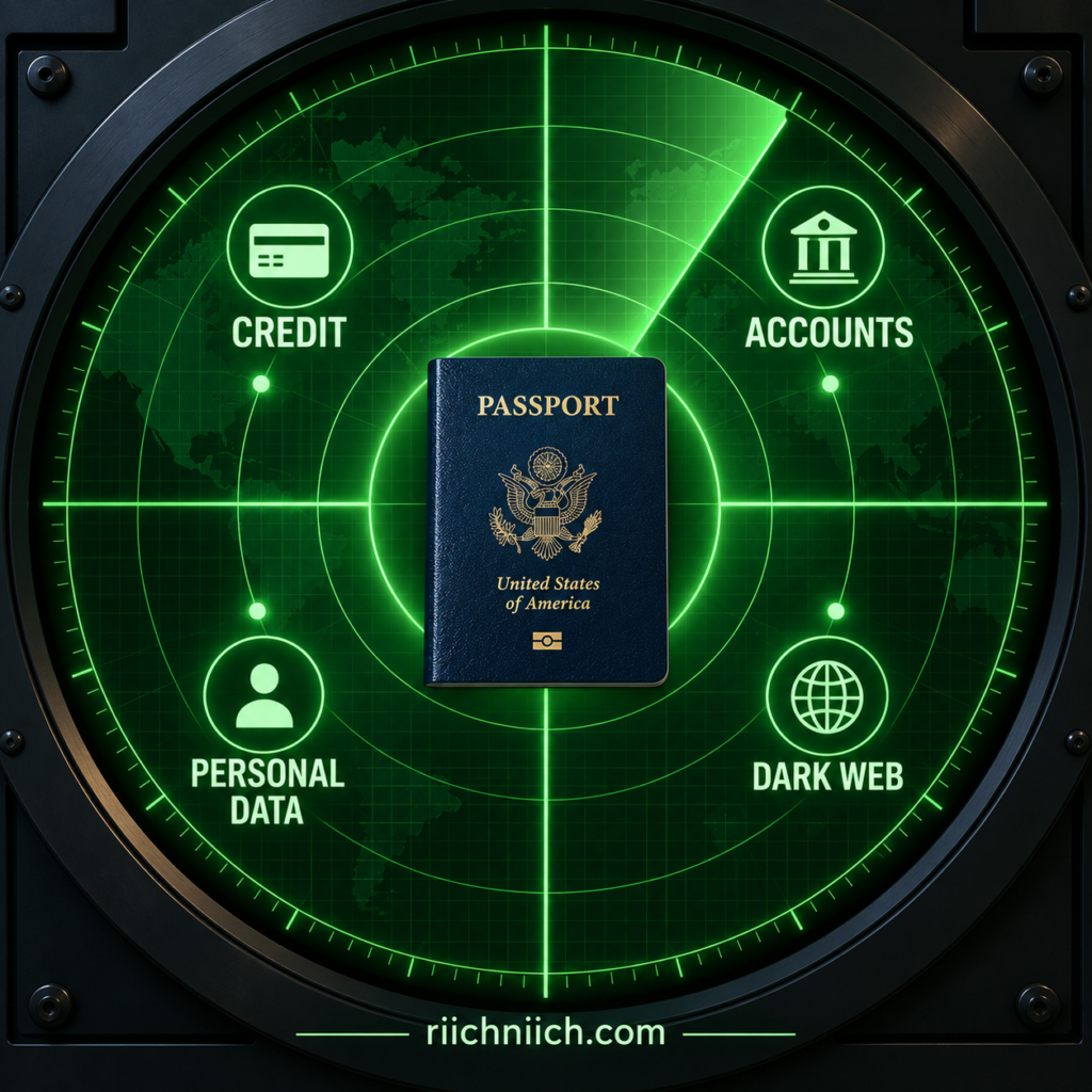 how to protect your passport from identity theft: Cybersecurity Passport Radar Interface