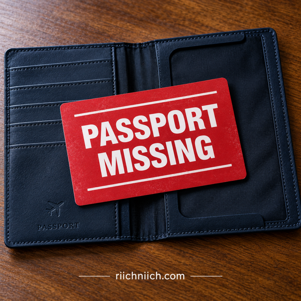 how to protect your passport from identity theft: Passport Missing Warning Card