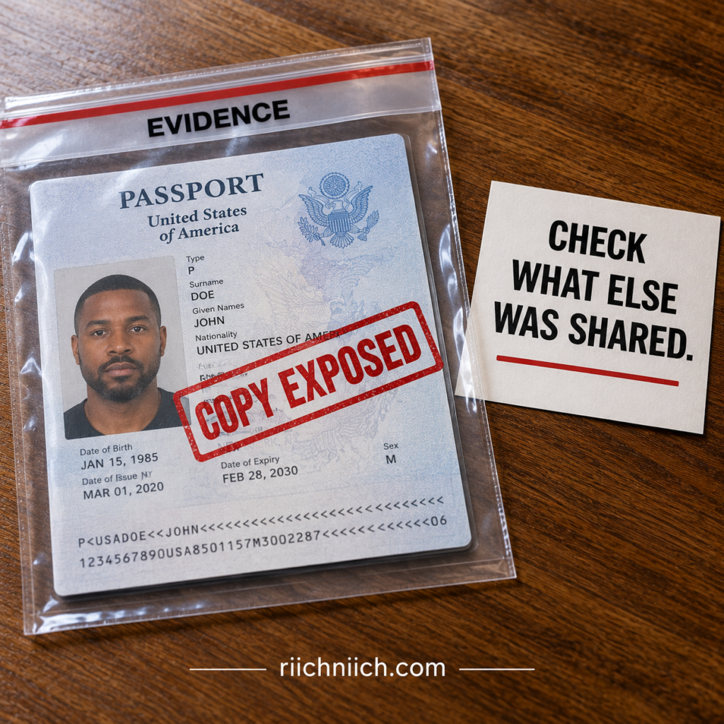 how to protect your passport from identity theft: Passport Evidence and Identity Warning