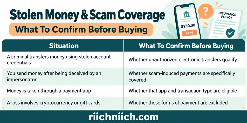 identity theft insurance: Stolen Money & Scam Coverage Guide