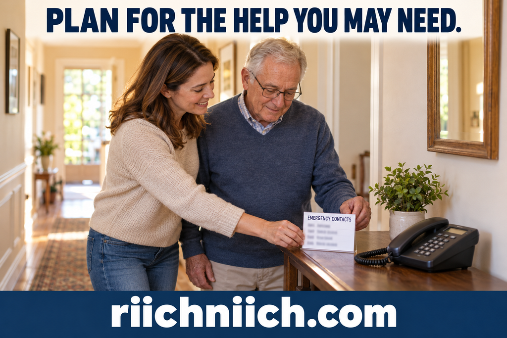 identity theft insurance: Father and daughter prepare emergency contacts