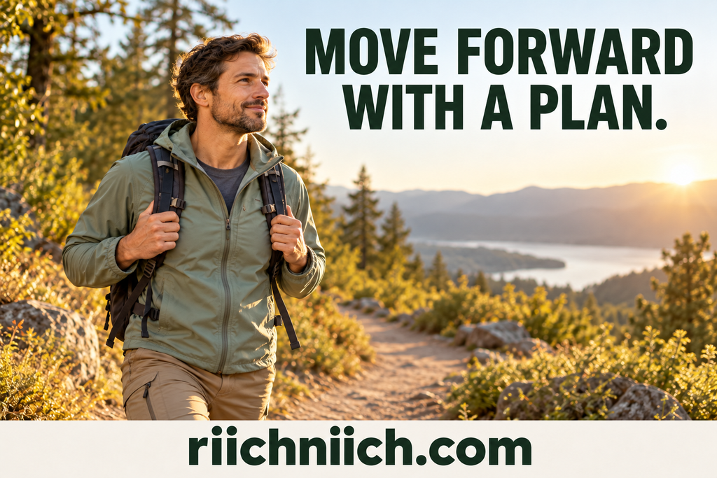identity theft insurance: Morning trail hike by the lake