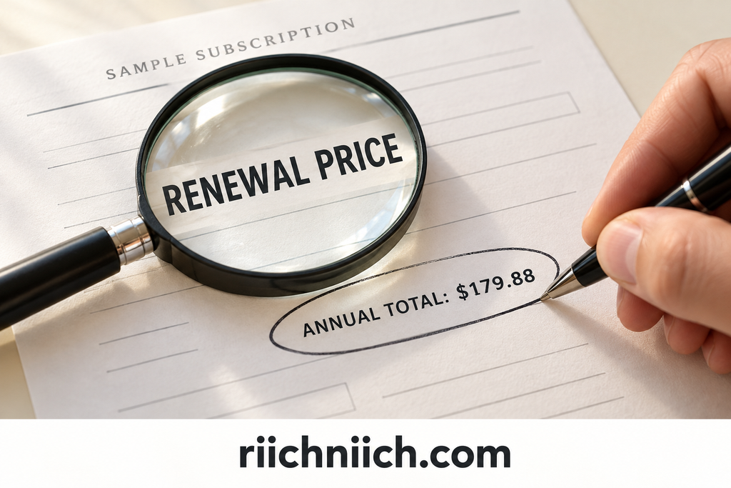 best dark web monitoring services: 
Magnified renewal price and annual total
