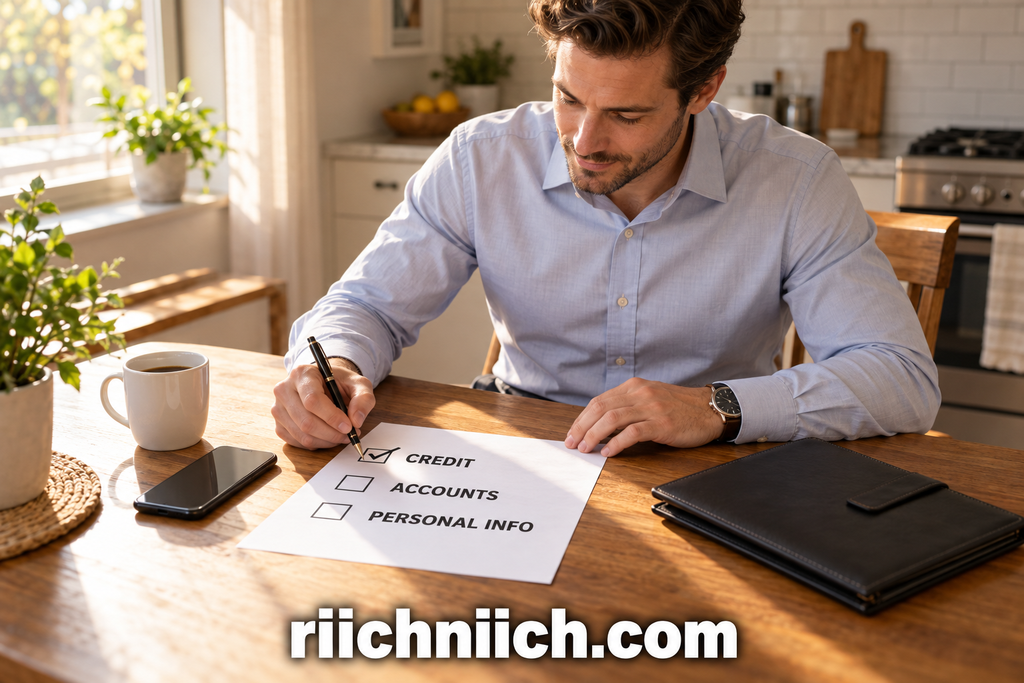 identity theft prevention checklist: Morning Checklist at the Kitchen Table