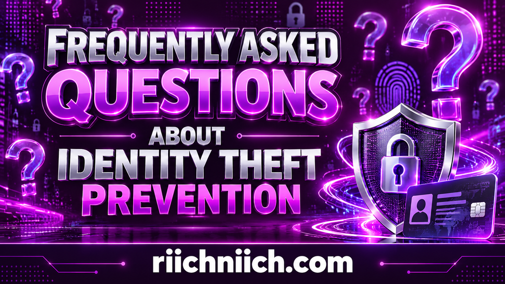 identity theft prevention checklist:
Identity theft prevention FAQ shield